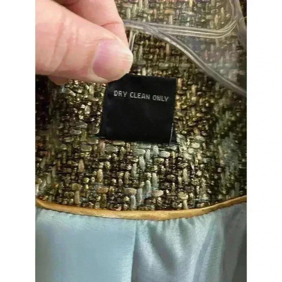 Women's Tweed Blazer - Green by - Picture 14 of 15